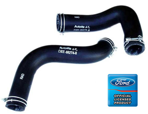 68  289,302 RADIATOR HOSE SET WITH STAPLED WIRE STYLE CLAMPS