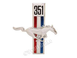 65-68 RH 351 RUNNING HORSE EMBLEM