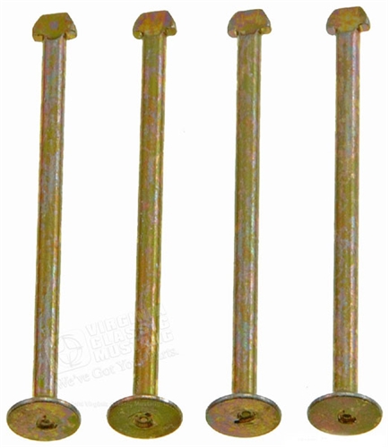 Rear Brake Spring Hold Down Pin Set for 2.5 inch wide shoes (65-66 GT350 and others) - Set of 4