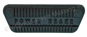 65-67 POWER BRAKE AUTOMATIC TRANSMISSION BRAKE PEDAL PAD