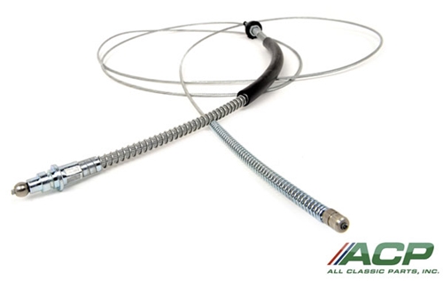 69 RH Rear Parking Brake Cable - Exact Reproduction