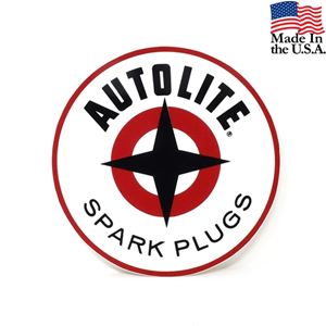 Autolite Spark Plugs Decal - 6.5 inch diameter