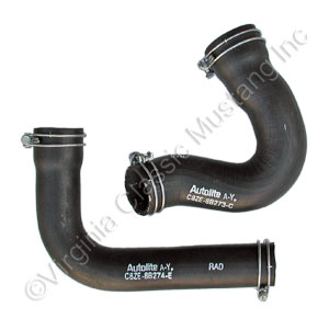 68 390,428 RADIATOR HOSES WITH CLAMPS-PAIR