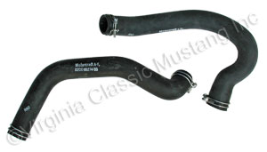 72-73 302 RADIATOR HOSE SET WITH CLAMPS