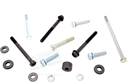 Water Pump Bolt Set - 66 289 with AC and Cast Iron Pump