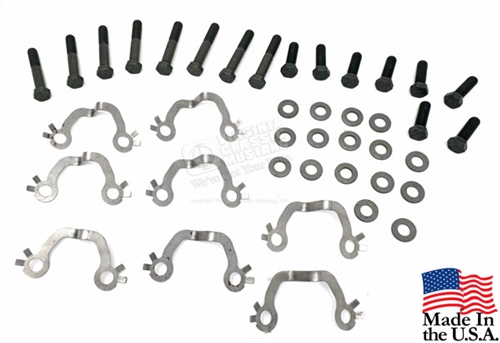 EXACT EXHAUST MANIFOLD BOLT SET 65-EARLY 66 289 HIGH PERFORMANCE WITH LOCKS