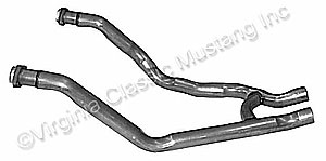 65-70 DUAL EXHAUST H-PIPE USE WITH 260, 289, 302 WITH STANDARD EXHAUST MANIFOLDS  2 1/4&quot;