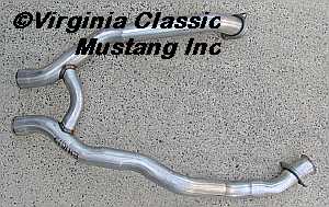 68-70 428CJ  2 1/2&quot; EXHAUST H-PIPE FOR USE WITH SPACER