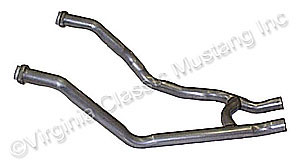 65-70 DUAL EXHAUST H-PIPE USE WITH 260, 289, 302 WITH STANDARD EXHAUST MANIFOLDS  2&quot;