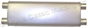 2&quot; TRANSVERSE STYLE MUFFLER FOR 67-69 ORIGINAL STYLE DUAL EXHAUST SYSTEMS