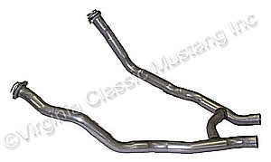 67-68 DUAL EXHAUST H-PIPE USE WITH 390, 428 (EXCEPT CJ)   2&quot;