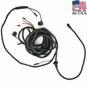 65 COUPE/CONVERTIBLE TAIL LIGHT WIRING HARNESS WITH INTEGRATED TAIL LIGHT PLUGS/BOOTS