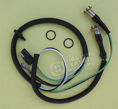 69-70 HOOD MOUNTED TURN SIGNAL INDICATOR WIRING WITH LIGHT SOCKETS