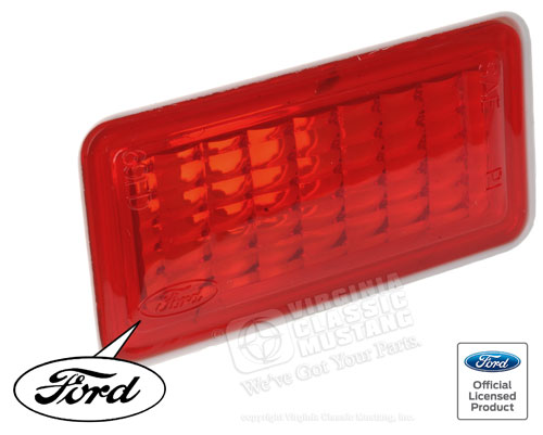 69 REAR MARKER LIGHT LENS AND HOUSING-RED