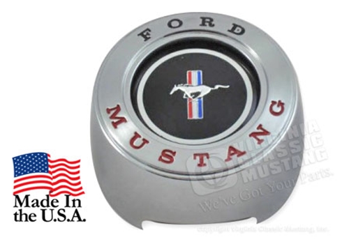 65-66 Mustang Woodgrain Steering Wheel Cap - Show Quality