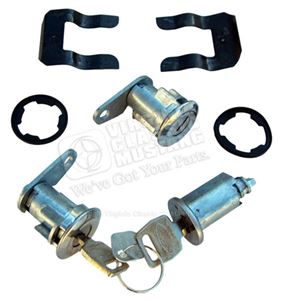 67-69 2 DOORS AND IGNITION LOCK SET