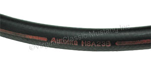 68 RED AUTOLITE STAMPED AND DATED HEATER HOSE BUILT AFTER 2/1/68