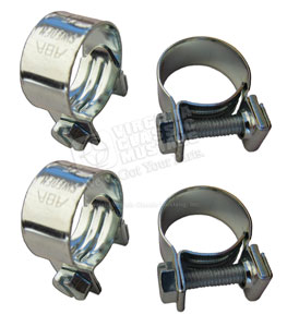 65 AUTOMATIC TRANSMISSION COOLING LINE HOSE CLAMPS-SET OF 4