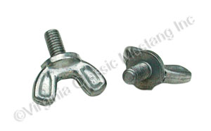 65-67 V8 AIR CLEANER SNOUT WING SCREWS (2) *REPLACEMENT STYLE*