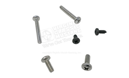 LATE 65-70 FASTBACK REAR SEAT SUPPORT PLATE SCREWS