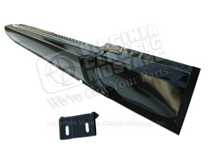 67-68 RH COUPE/FASTBACK COMPLETE INNER AND OUTER ROCKER PANEL ASSEMBLY