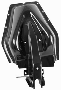 65-66 LH INNER SHOCK TOWER WITH FRAME BRACE