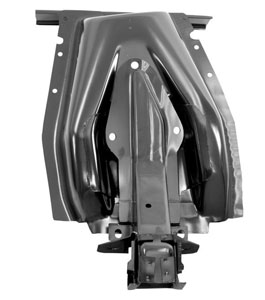 67-68 LH INNER SHOCK TOWER WITH FRAME BRACE