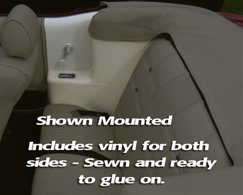 69-70 Mustang Convertible Interior Quarter Trim Upholstery - Pair