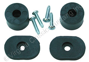 68-73 SEAT BACK STOP KIT WITH SCREWS-DOES ONE FRONT SEAT