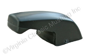68-73 BLACK VINYL MOLDED COAT HOOK COVER FOR COUPE AND FASTBACK