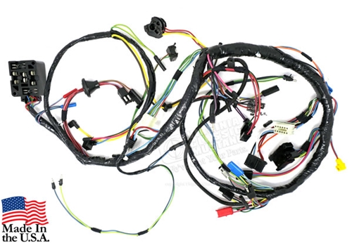 67 Mustang Under Dash Wiring Harness - with factory tach