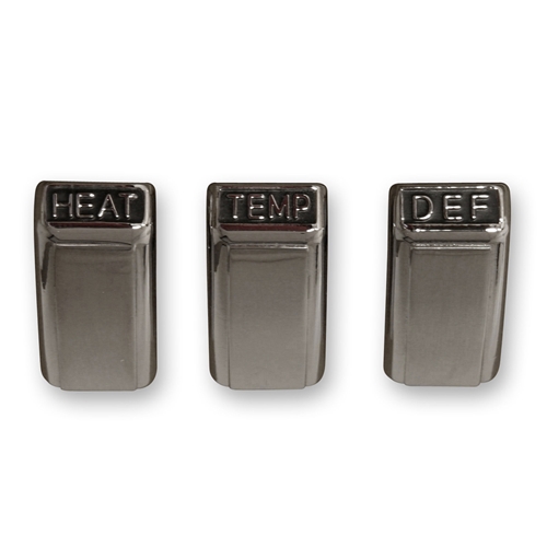 68 HEATER CONTROL KNOB SET (WITHOUT FACTORY AIR CONDITIONING)