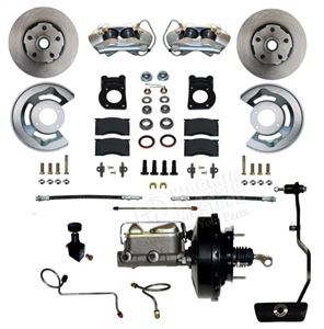 70 Mustang Front Power Disc Brake Conversion Kit - use on automatic transmission equipped car