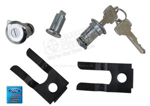65-66 2 Doors and Ignition Lock Set