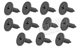 Convertible Well Liner / Rear Valance / Roof Rail Trim Screws - set of 11