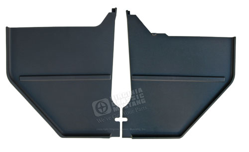 65-66 COUPE/FASTBACK KICK PANELS *INDICATE COLOR*