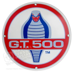 GT500 ROUND DISK METAL SIGN - 12&quot;