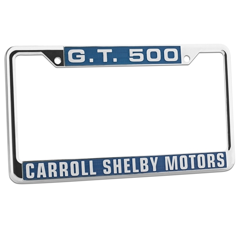 Carroll Shelby Motors GT500 License Plate Frame