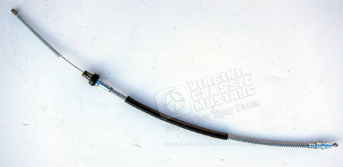 68-69 LH REAR PARKING BRAKE CABLE EXACT REPRODUCTION