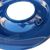 CHROME AIR CLEANER WITH BLUE BASE-EXACT REPRODUCTION  V8