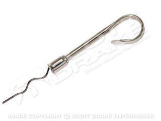 65-67 289,302 Polished Stainless Steel Dipstick - Looks like Chrome     