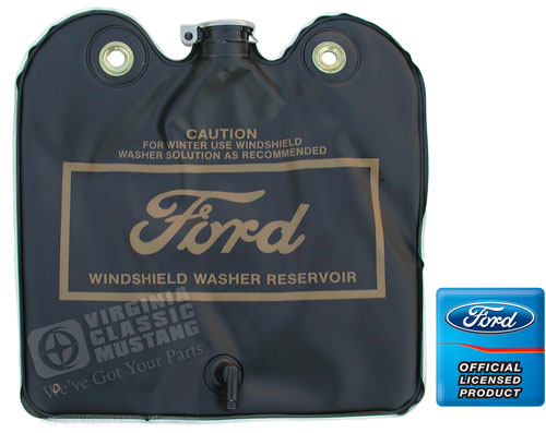 66-67 Windshield Washer Bag with Gold Ford Lettering