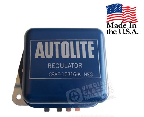 68-70 Blue Autolite Voltage Regulator C8AF Stamping