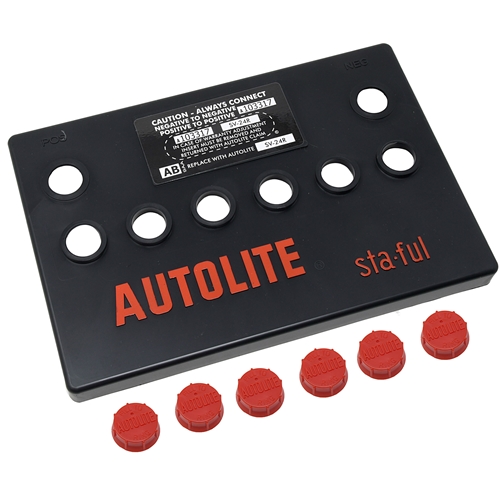 Autolite Group 24 Battery Cover Only - Red Removable Caps - Best Quality