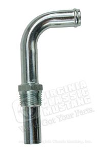 70-73 351C Intake Water Neck (Heater Hose Connection) - Chrome