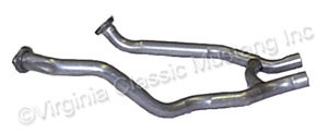 68-70 DUAL EXHAUST H-PIPE USE WITH 428CJ (USE WITH SPACER)  2 1/4&quot;