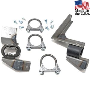 EXHAUST HANGER KIT FOR 67 SINGLE EXHAUST 6 CYLINDER MANUAL TRANSMISSION- 1 3/4&quot;