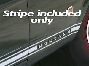 65-66 Black GT Stripe Kit