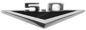 65-66 5.0 V8 FENDER EMBLEM
