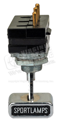 70 MACH 1 SPORT LAMP SWITCH ASSEMBLY